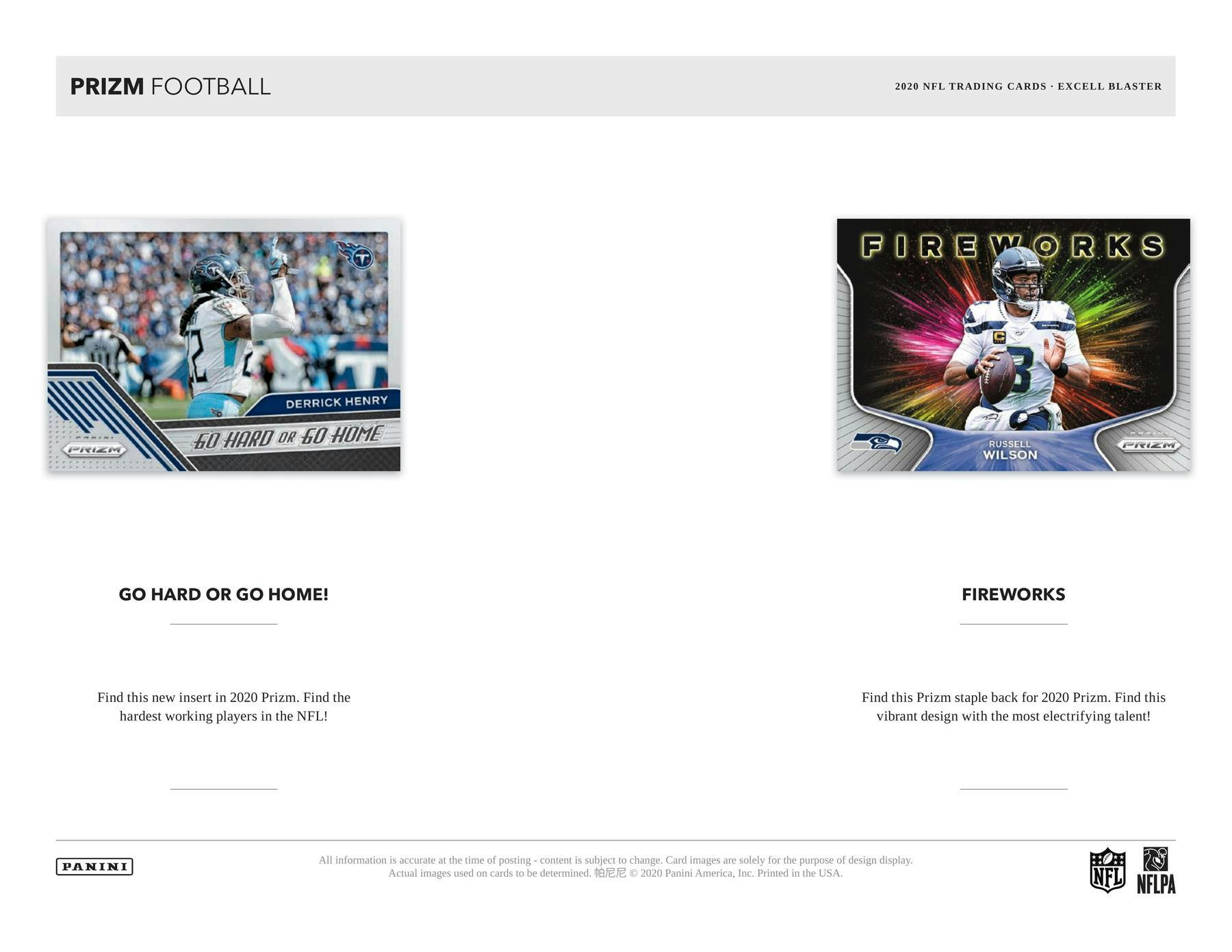 2020 Panini Prizm Football Blaster Box (Disco Prizms) 6 Packs - NFL Blaster Box