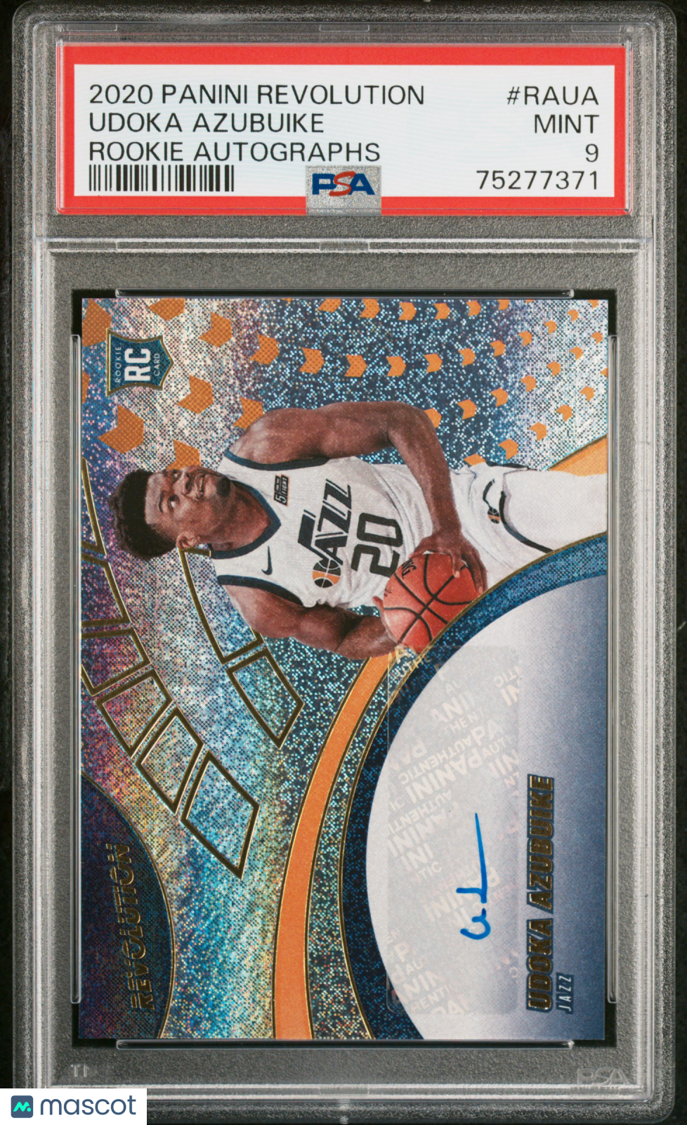 2020 Panini Revolution Rookie Autographs Udoka Azubuike #RAUA PSA 9 - Graded Sports Cards