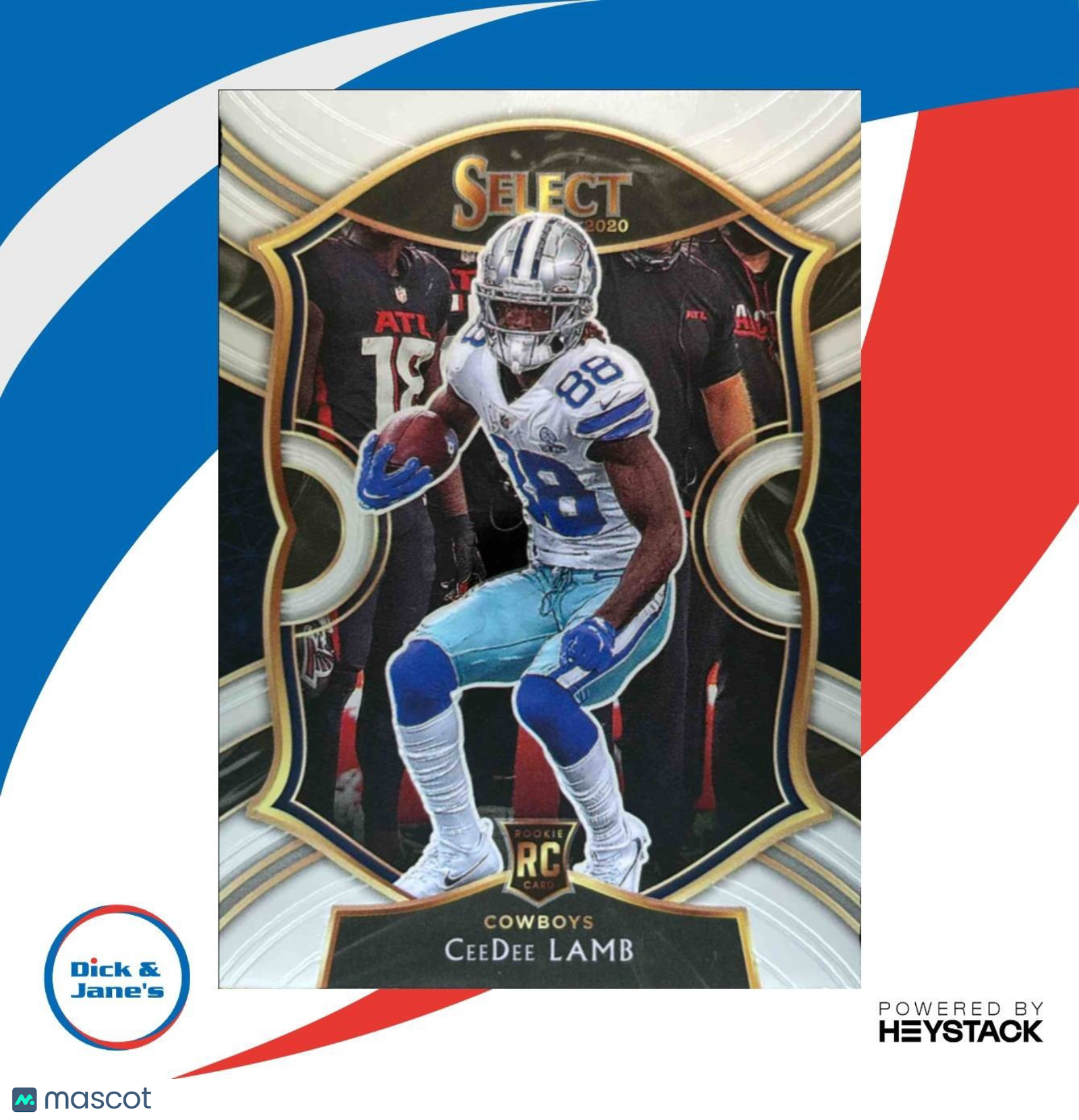 2020 Panini Select CeeDee Lamb #57 RC Concourse Dallas Cowboys - Sports Cards