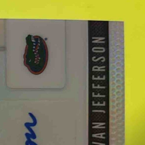 2020 Prizm Draft Picks Van Jefferson Prizms Silver Auto #283 RC Florida Gators - Sports Cards