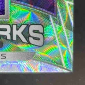 2020 Spectra Kirk Cousins Fireworks Fabric Neon Green 07/25 #18 MEM Vikings - Sports Cards