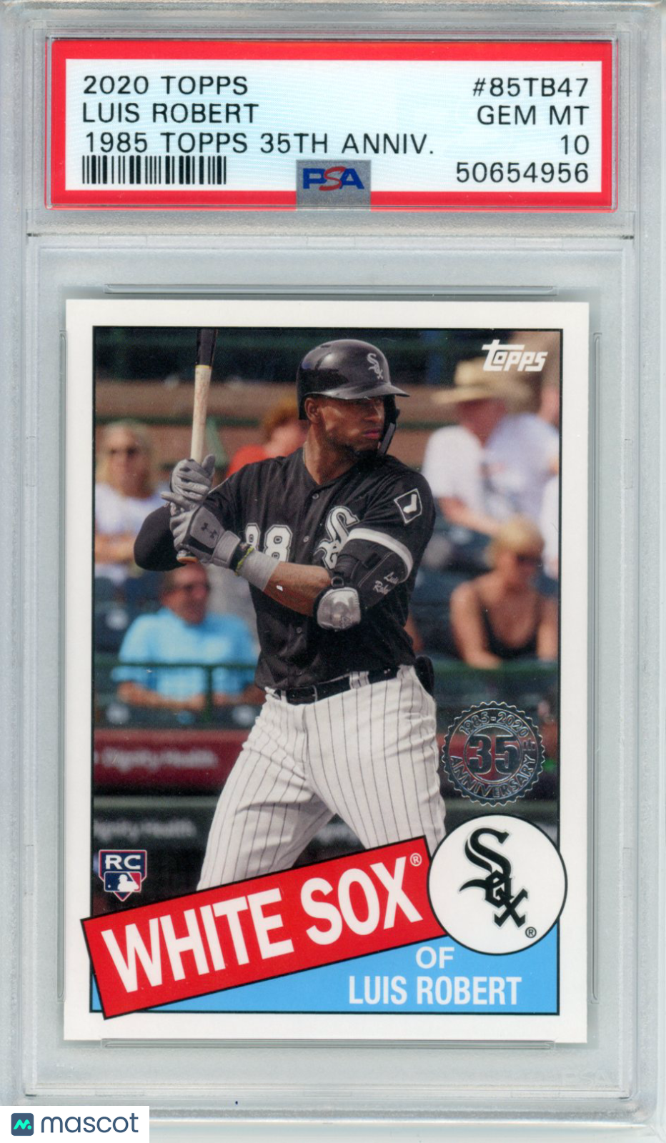 2020 Topps 1985 35th Anniversary Luis Robert 35th Anniversary PSA 10 - Graded Sports Cards