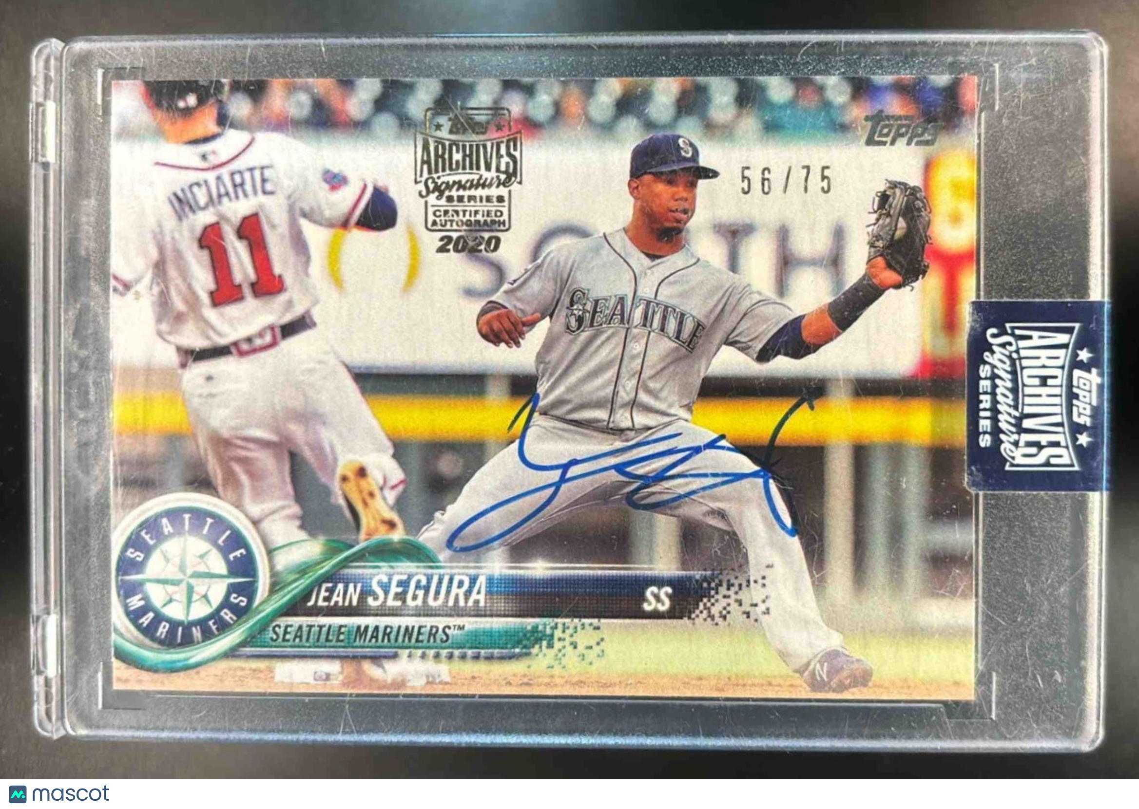2020 Topps Archives Signature Series Jean Segura Auto /75 Seattle - Sports Cards