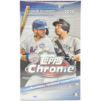 2020 Topps Chrome Baseball Hobby Box - MLB Hobby Box