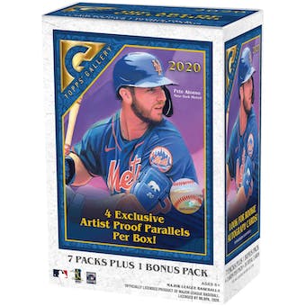 2020 Topps Gallery Baseball 7-Pack Blaster Box - MLB Blaster Box
