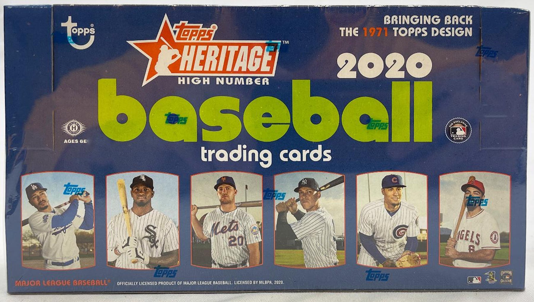 2020 Topps Heritage High Number Baseball Hobby Box - MLB Hobby Box