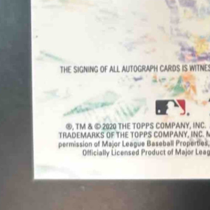 2020 Topps Inception Brendan Rodgers Rookies & Emerging Stars Auto Red /75 - Sports Cards