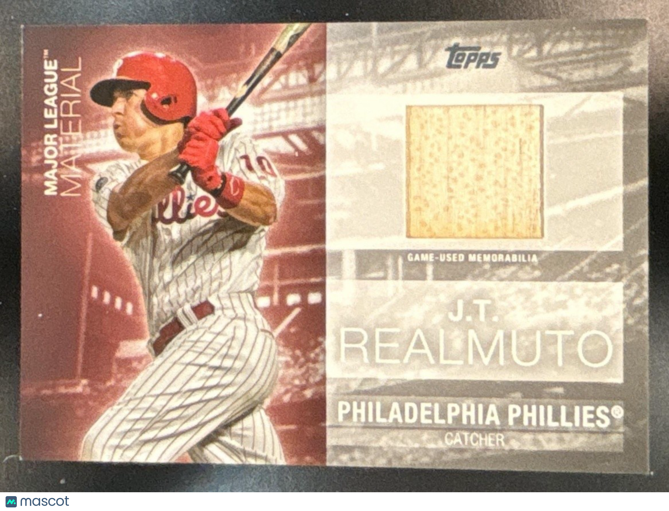 2020 Topps J.T. Realmuto Major League Material Relics MEM Philadelphia Phillies - Sports Cards