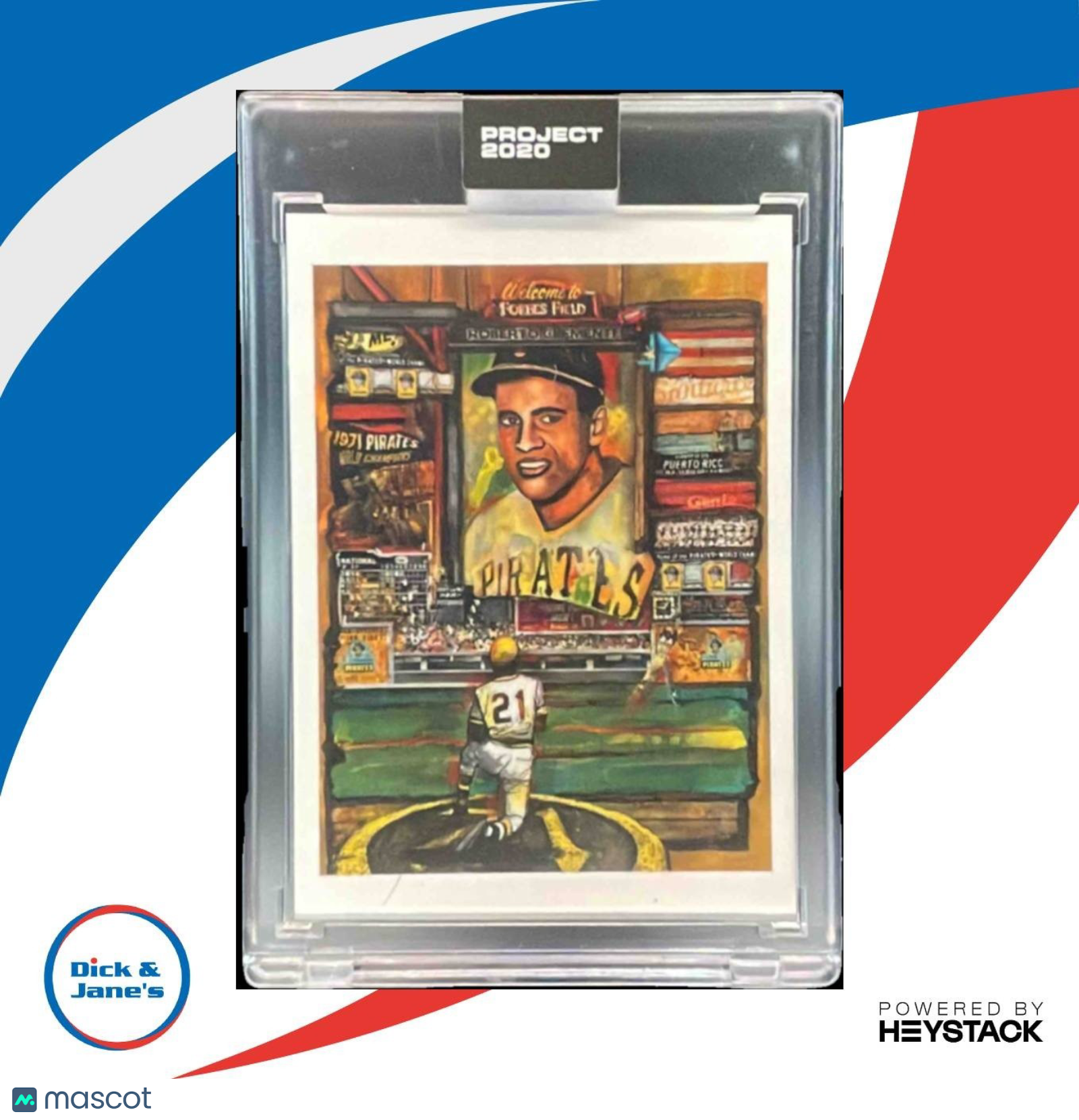 2020 Topps Project Roberto Clemente #138 Pittsburgh Pirates - Sports Cards