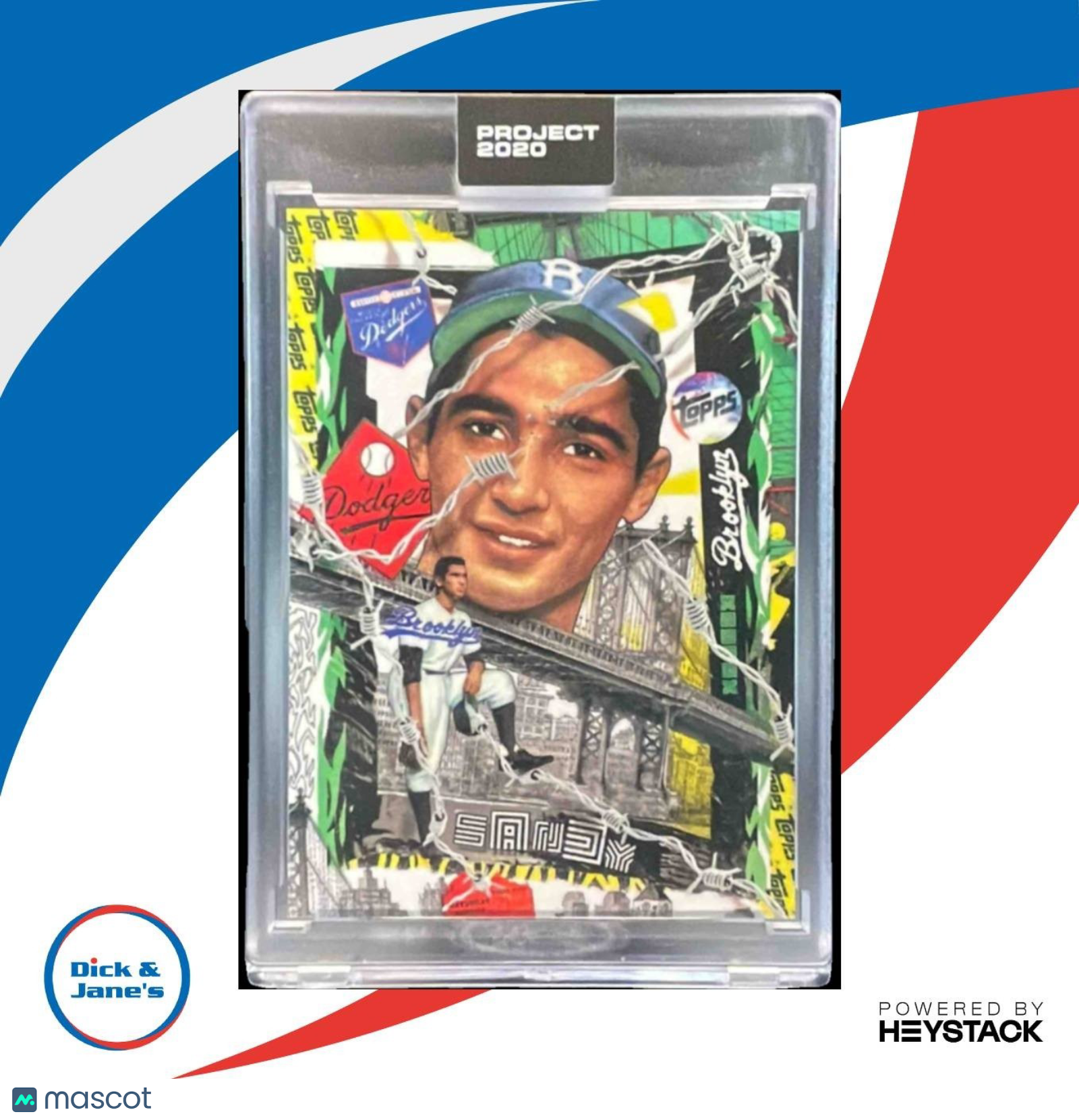 2020 Topps Project Sandy Koufax #99 Brooklyn Dodgers - Sports Cards