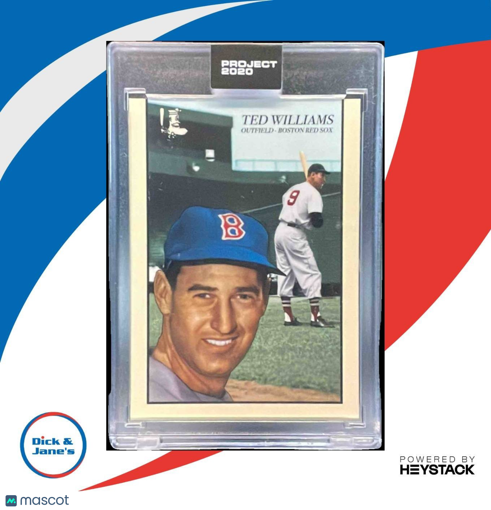 2020 Topps Project Ted Williams #90 Boston Red Sox - Sports Cards