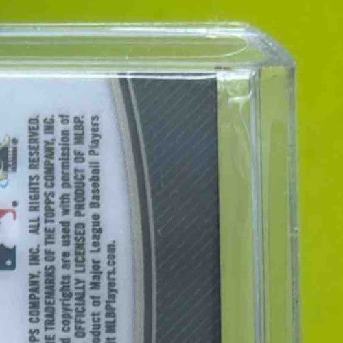 2020 Topps Tier One Rhys Hoskins Clear Auto 7/10 #C1A RHO Philadelphia Phillies Sports Cards