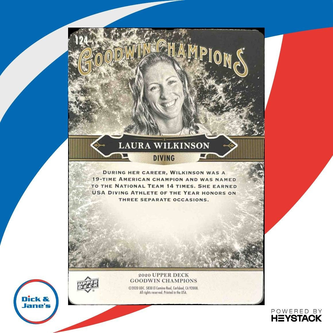 2020 Upper Deck Goodwin Champions Laura Wilkinson #124 - Sports Cards