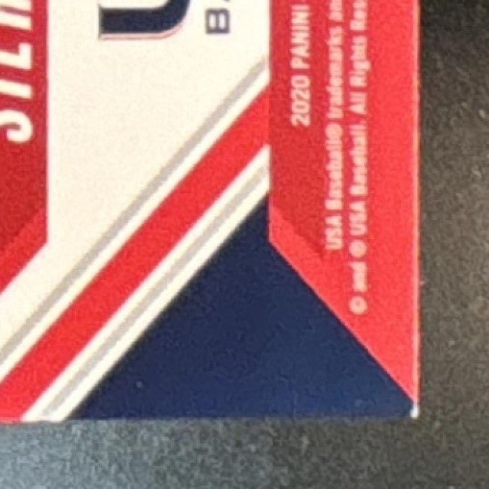 2020 USA Baseball Stars & Stripes Sal Stewart Silhouettes Signature Jersey /199 - Sports Cards
