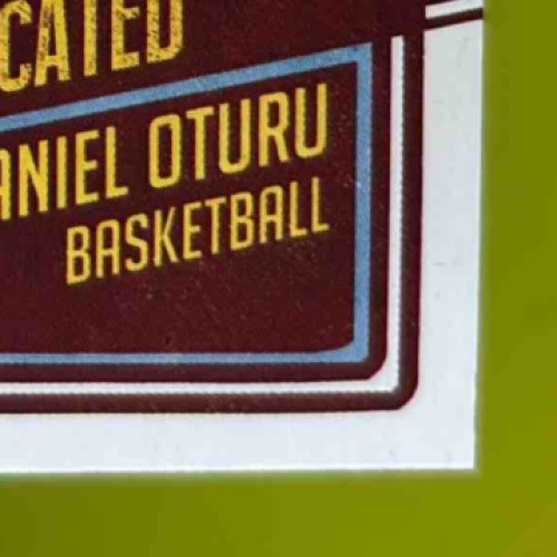 2021 22 Onyx Vintage Daniel Oturu Blue Signatures #VADO Auto Sports Cards