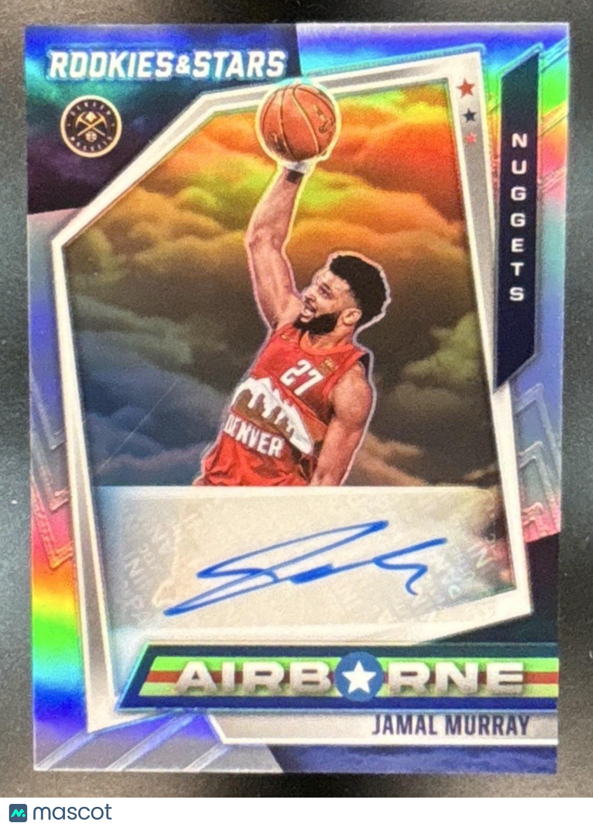 2021-22 Panini Chronicles Jamal Murray Airborne Signatures /49 Auto Nuggets - Sports Cards