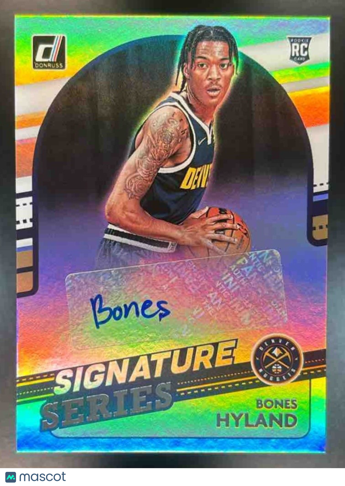2021-22 Panini Donruss Bones Hyland Signature Series RC Auto Denver Nuggets - Sports Cards