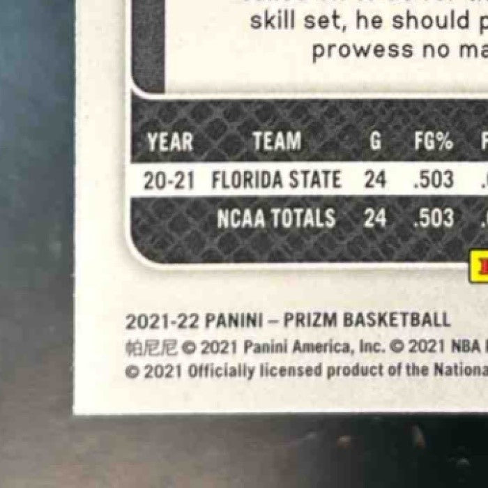 2021-22 Panini Prizm Scottie Barnes Blue Wave #320 RC Toronto Raptors - Sports Cards