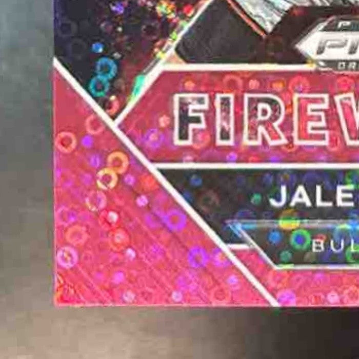 2021-22 Prizm Draft Picks Jalen Suggs Fireworks Pink Circles /20 #3 RC Bulldogs - Sports Cards
