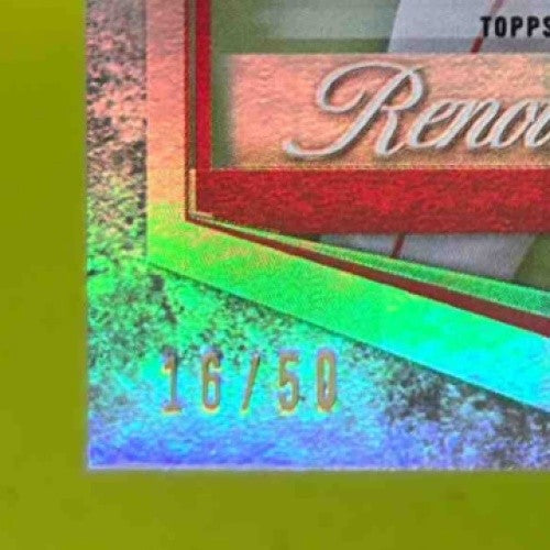 2021 Bowman Platinum Jo Adell Renowned Rookies Auto /50 RC Los Angeles Angels - Sports Cards