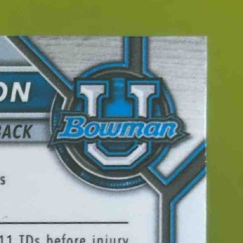 2021 Bowman University Bijan Robinson Chrome Aqua 74/299 #95 Texas Longhorns - Sports Cards