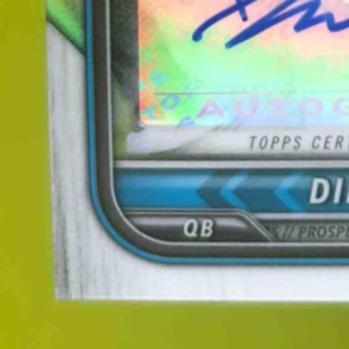 2021 Bowman University Dillon Gabriel Chrome Prospects Auto Refractor #BCPA-DG - Sports Cards