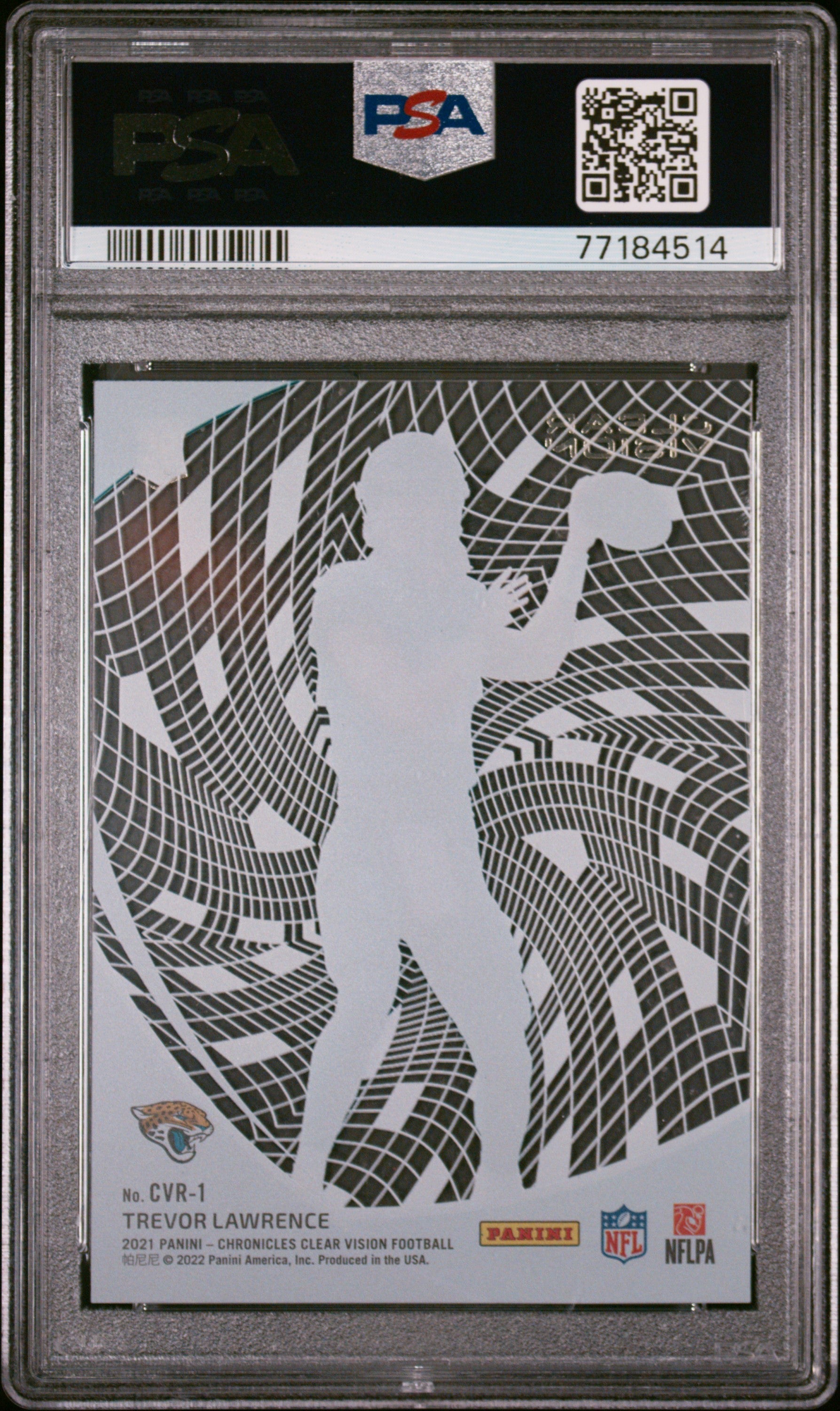 2021 Chronicles Clear Vision Rookies Trevor Lawrence PSA 10 Jacksonville Jaguars - Graded Sports Cards