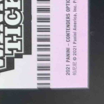 2021 Contenders Optic Stefon Diggs Winning Tickets Green Pulsar 21/30 Buffalo - Sports Cards