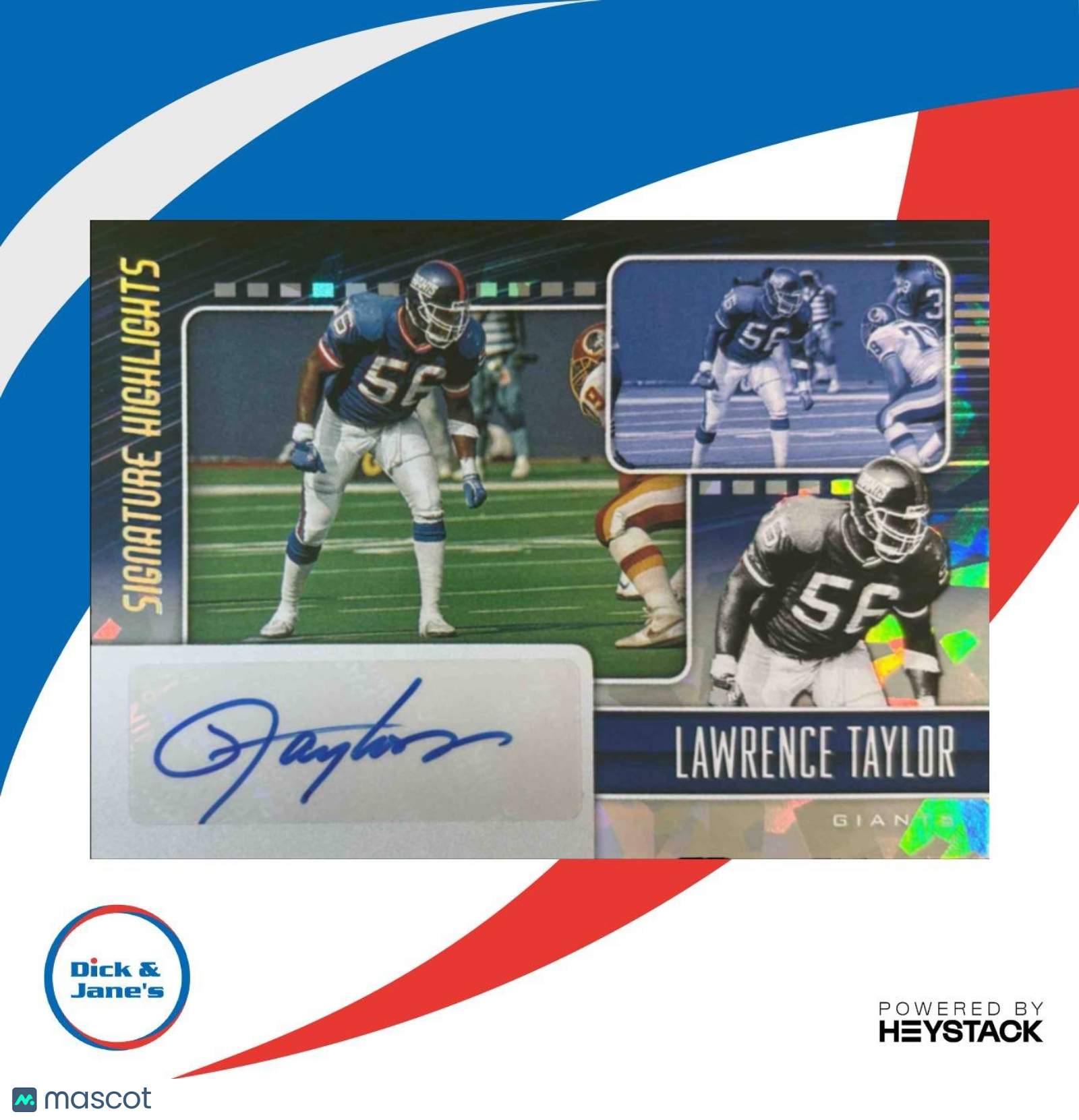2021 Donruss Lawrence Taylor Signature Highlights #SH40 Auto New York Giants - Sports Cards