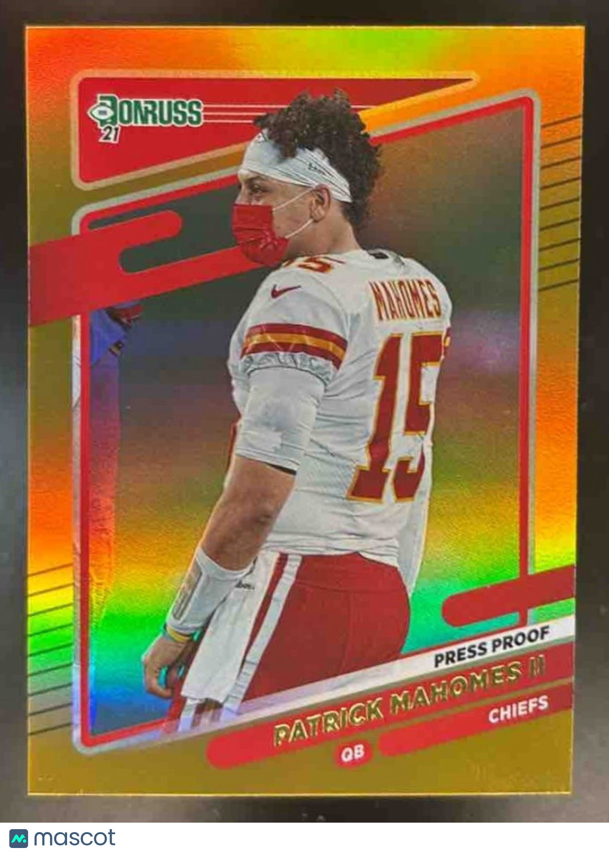 2021 Donruss Patrick Mahomes II Variation Press Proof Premium #116b Chiefs - Sports Cards