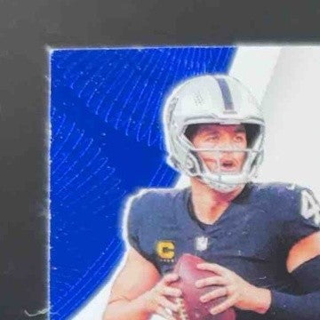 2021 Flawless Derek Carr Hunter Renfrow Connections Sapphire 3/5 MEM Raiders - Sports Cards