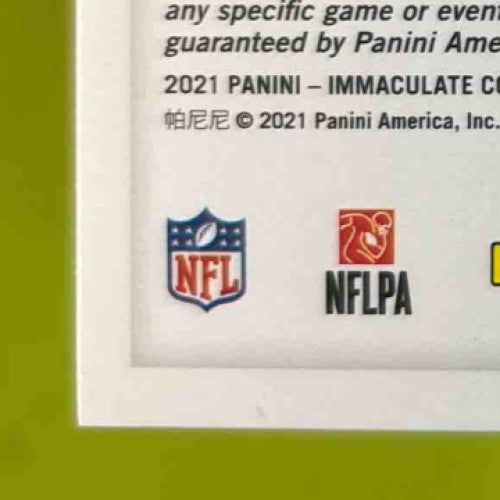 2021 Immaculate Terrace Marshall Numbers Rookie Patch Auto Premium Edition 8/18 Sports Cards