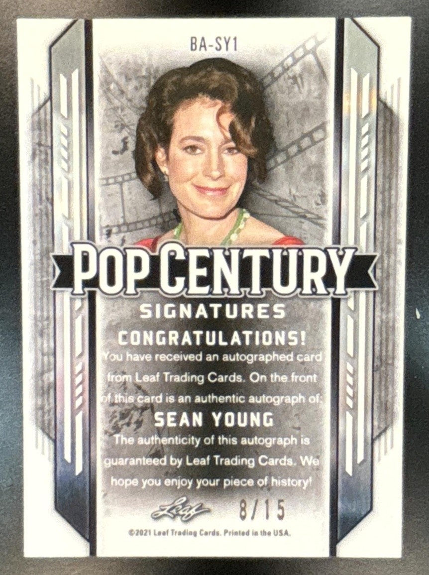 2021 Leaf Metal Pop Century Sean Young Auto /15 - Non-Sports Cards