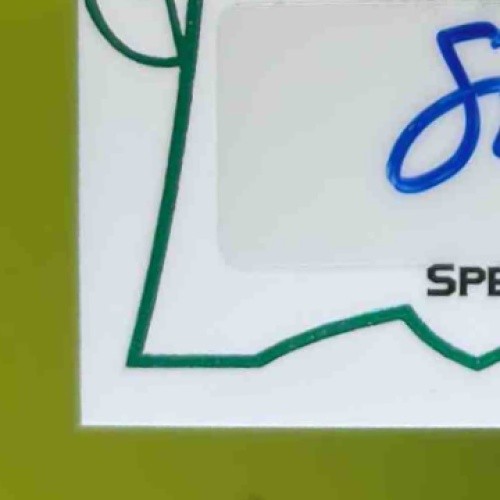 2021 Leaf Trinity Spencer Strider Green /75 #BA-SS1 Auto - Sports Cards