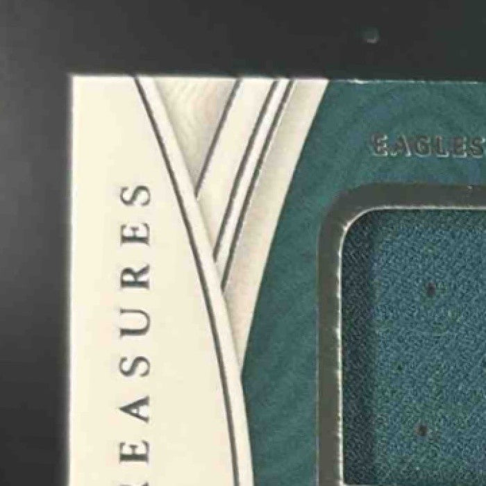 2021 National Treasures DeVonta Smith Jaylen Waddle Rookie Dual Patch /99 #RG-DJ - Sports Cards