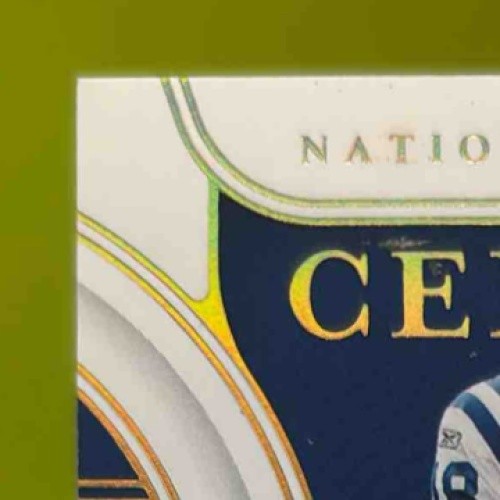 2021 National Treasures Peyton Manning Century Materials Holo Gold 1/10 Colts - Sports Cards