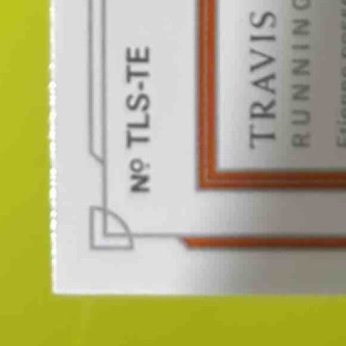 2021 National Treasures Travis Etienne Team Logo Signatures 5/25 Auto RC Clemson - Sports Cards