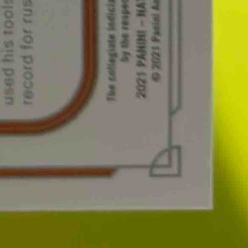 2021 National Treasures Travis Etienne Team Logo Signatures 5/25 Auto RC Clemson - Sports Cards