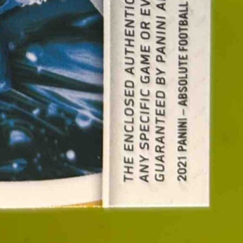 2021 Panini Absolute Josh Palmer 143/399 #224 MEM Rated Prospect Auto Chargers - Sports Cards