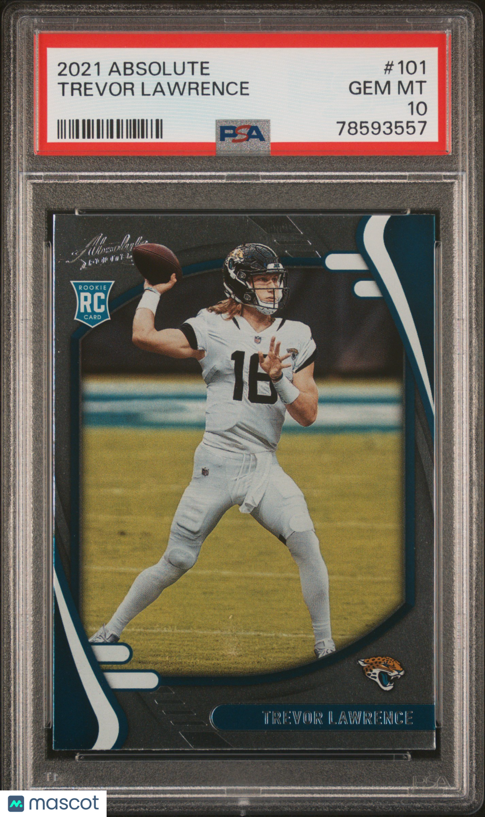 2021 Panini Absolute Trevor Lawrence #101 PSA 10 GEM MINT Jaguars Rookie - Graded Sports Cards