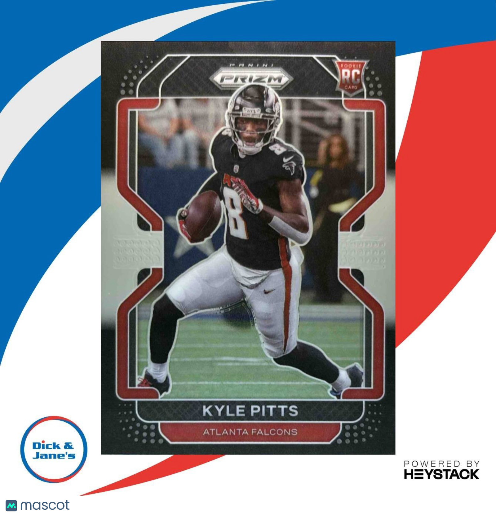 2021 Panini Chronicles Kyle Pitts Prizm Black #PB-7 RC Atlanta Falcons - Sports Cards