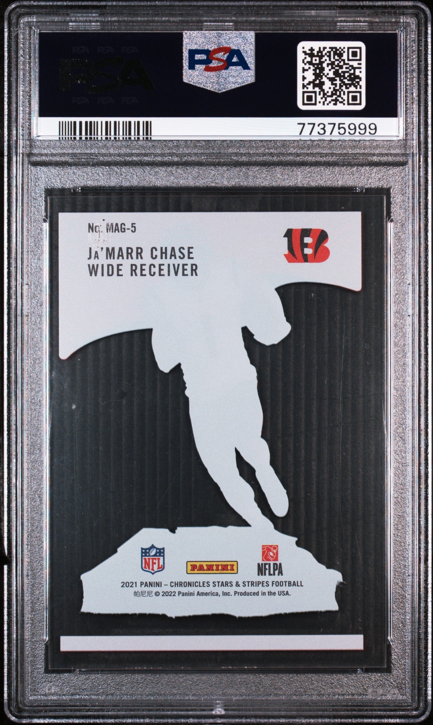 2021 Panini Chronicles Magnitude Ja’Marr Chase #MAG-5 PSA 8 - Graded Sports Cards