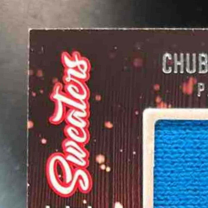 2021 Panini Donruss Chuba Hubbard Rookie Holiday Sweater RC Carolina Panthers - Sports Cards