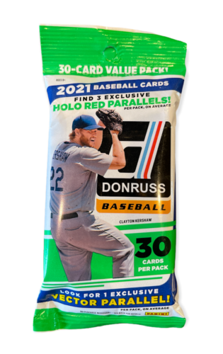 2021 Panini Donruss MLB Baseball Fat Jumbo Value Cello Pack (RIPPED LIVE) - Sports Collectibles