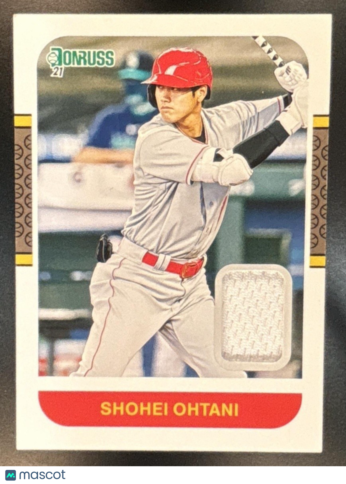2021 Panini Donruss Shohei Ohtani Retro 1987 Materials MEM Los Angeles Angels - Sports Cards