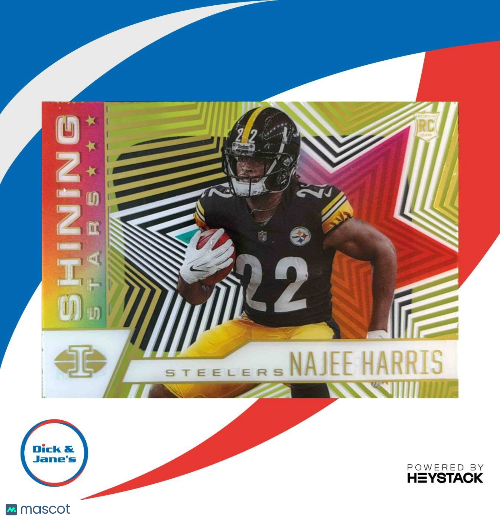 2021 Panini Illusions Najee Harris Shining Stars #SS-19 RC Pittsburgh Steelers - Sports Cards