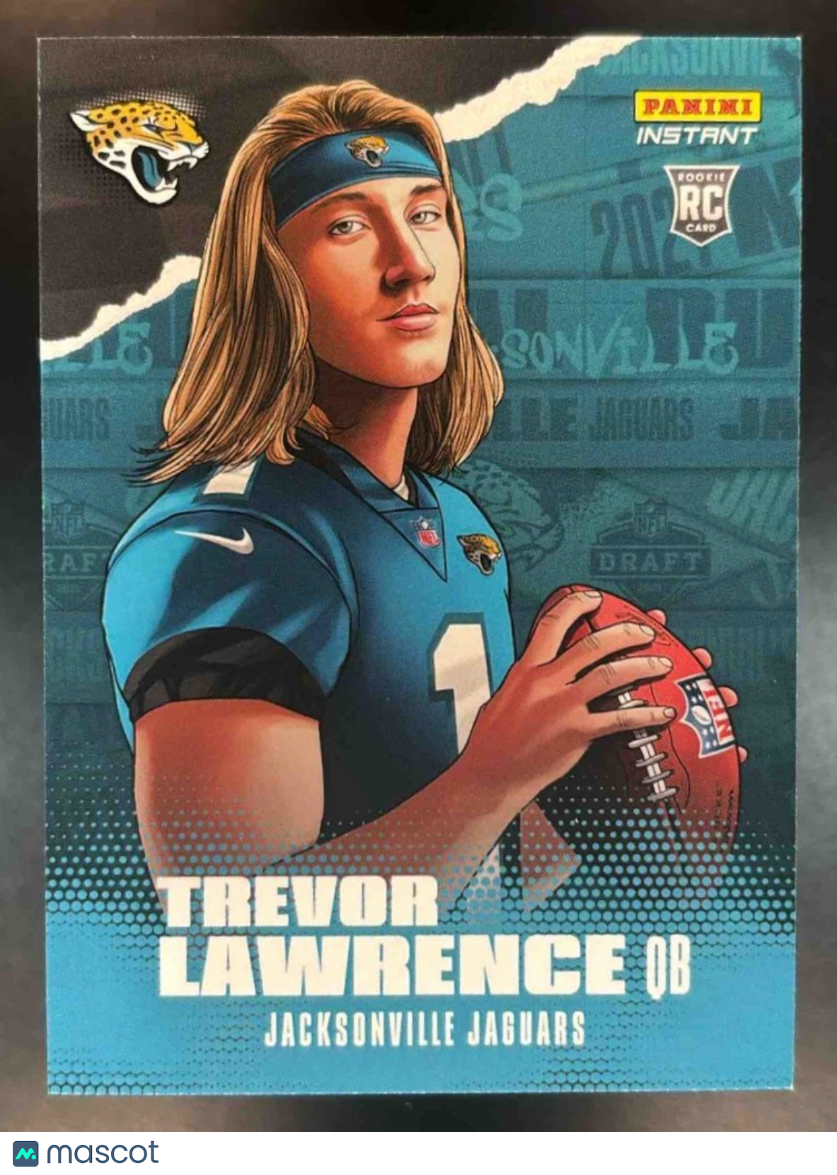 2021 Panini Instant Illustration Series Trevor Lawrence RC Jacksonville Jaguars - Sports Cards