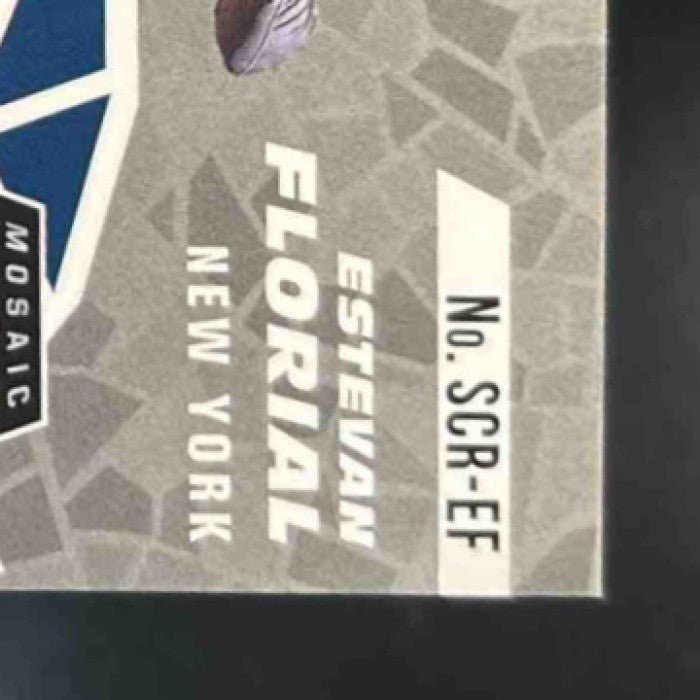 2021 Panini Mosaic Estevan Florial Scripts RC Auto New York Yankees - Sports Cards