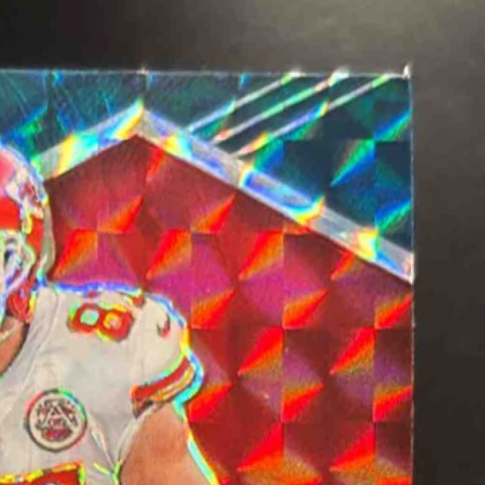2021 Panini Mosaic Travis Kelce Prizm Genesis #240 Kansas City Chiefs - Sports Cards