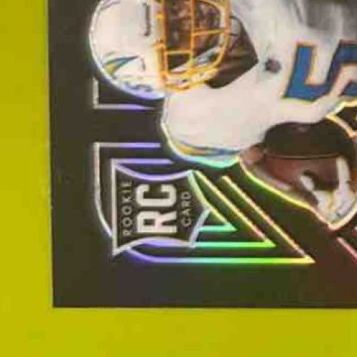 2021 Panini Obsidian Josh Palmer Rookie Jersey Ink /150 MEM Auto RC Chargers - Sports Cards